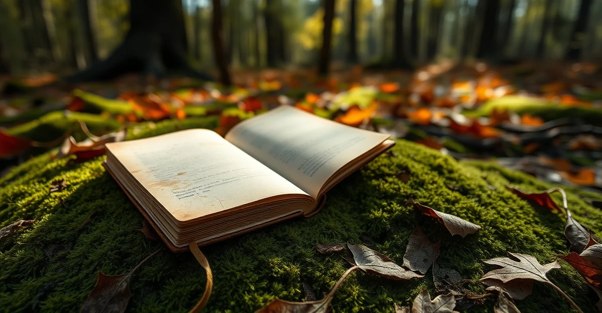 a cozy reading corner with warm blankets and a journal
