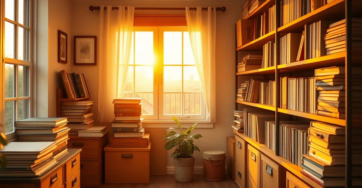 a cozy reading corner with warm blankets and tea