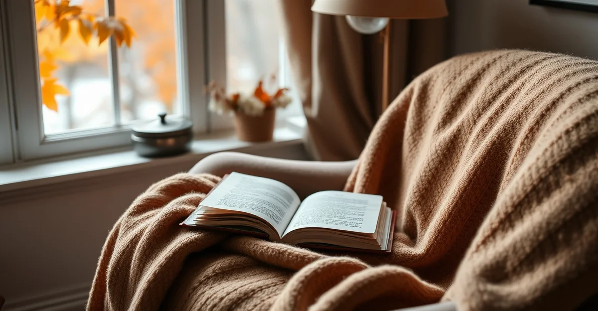 an open journal on a wooden desk with soft morning light