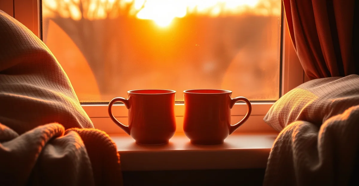 an open journal on a wooden desk with morning light