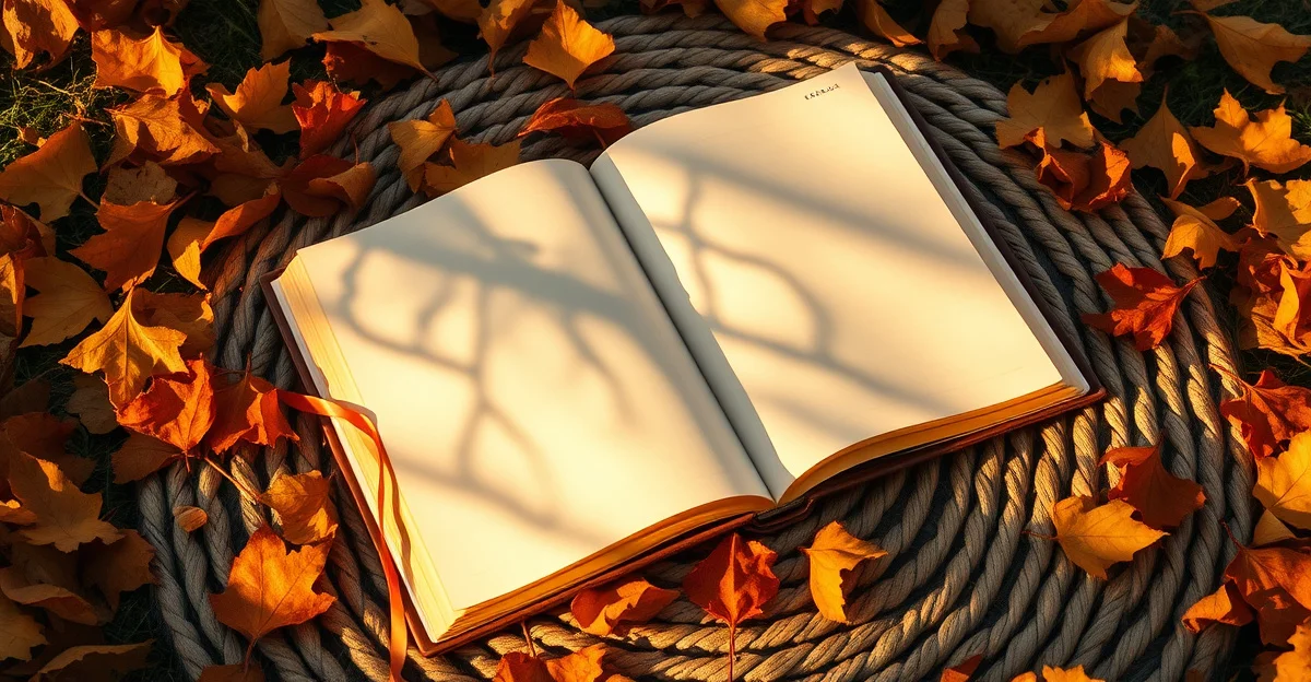 morning coffee beside a notebook with a pen