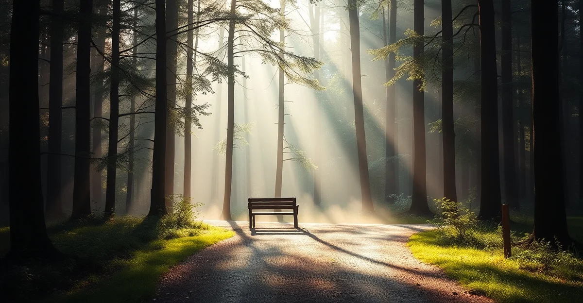 an open journal on a wooden desk with morning light