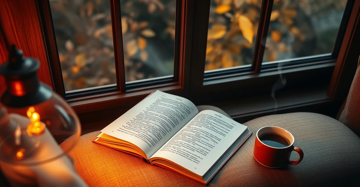 an open journal on a wooden desk with morning light